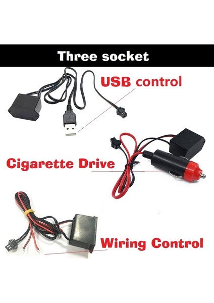 1 Metre Tarzı Beyaz Otomobil Atmosfer Lambası Araba Iç Aydınlatma LED Şerit Dekorasyon Çelenk Tel Halat Tüp Hattı Esnek Neon Işık USB Sürücü (Yurt Dışından) modelleri