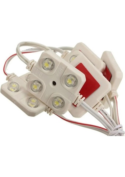 Beyaz Stil 20 LED Römork Kamyonlar Için 5x4 LED Iç Işıklar Kiti Araba Tavan Işık Kiti Van Iç Tavan Işık Karanlıkta Glow LED Etiket Işık (Yurt Dışından) fırsatları