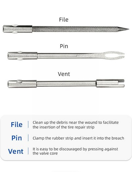 D Stili Motosiklet Lastiği Onarım Araçları Tubeless Lastik Motosiklet Iğnesi Onarım Delinme Aracı Onarım Motosiklet Tak Düzeltme Kiti Yama Lastiği T1B1 (Yurt Dışından) indirimleri