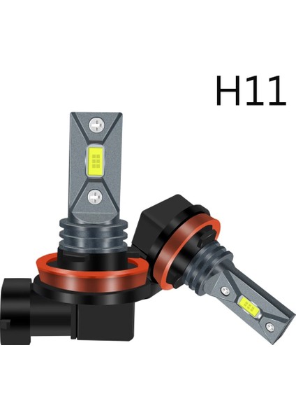 H8 Stili 6000K Soğuk Beyaz K 8000K K H4 H7 H11 H1 Turbo LED Araba Far Ampul Hb Hb4 H8 Oto Işıkları Otomobil Sürüş Sis Lambası (Yurt Dışından) indirimleri