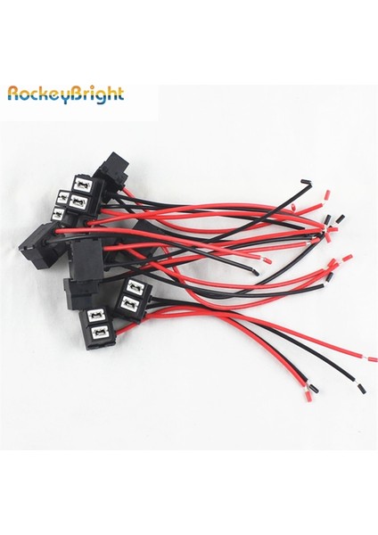 Rockeybright H7 Fiş Seramik Soket Adaptörü H7 LED Ampul Araba Teli Uzatma Kablosu H7 Lamba Konektörü (Yurt Dışından)