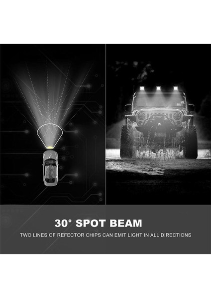 2020 Yeni 18W LED Çalışma Işığı 4WD Offroad Spot Sis Atv Suv Ute Jeep Için Sürüş Lambası (Yurt Dışından) fiyatları