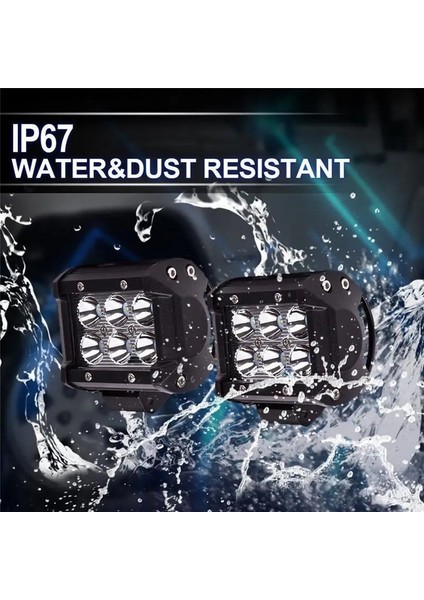 2020 Yeni 18W LED Çalışma Işığı 4WD Offroad Spot Sis Atv Suv Ute Jeep Için Sürüş Lambası (Yurt Dışından) modelleri