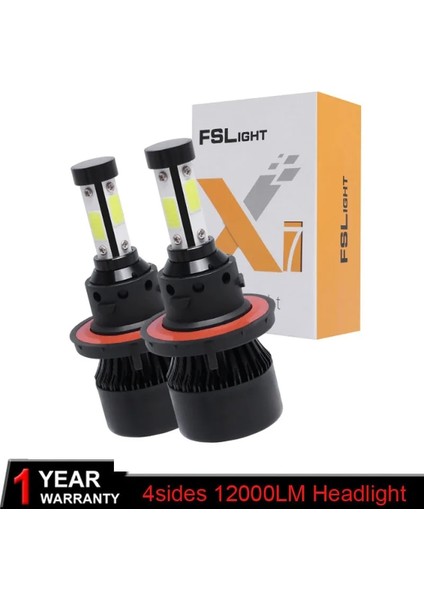 H9 Stili 4 Taraf Siyah Renk 4 Yan Yeni H7 LED Araba Far 100W Lm H4 Ampul 6500K H Hb H13 Turbo Otomatik Lambalar Sis Farı (Yurt Dışından) fiyatları