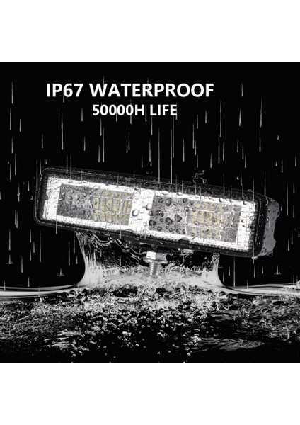 1 Adet 48W Flaş Işığı Stili LED Işık Çubuğu LED Farlar LED Çalışma Işığı Oto Motosiklet Kamyon Tekne Traktör Römork Offroad Için Sürüş Lambası (Yurt Dışından) fiyatları