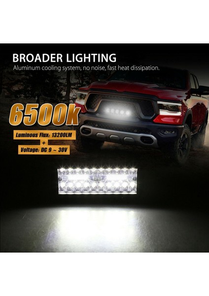 Siyah Stil 2x 7ıw LED Çalışma Işık Çubuğu Taşkın Spot Combo Offroad Suv Sis Lambası Sürüş Kamyon Açık Havada (Yurt Dışından) fiyatları