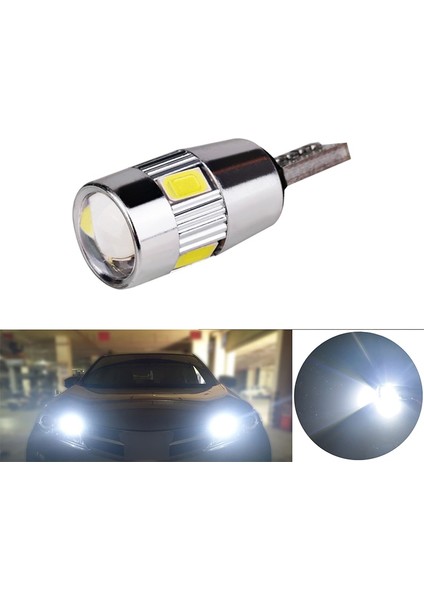 Buz Mavisi 2x Araba 5W5 LED Ampul T10 W5W LED Sinyal Işığı Canbus 12V 6000K Otomatik Klerans Kama Yan Ters Lambalar Smd Mavi Hata Yok (Yurt Dışından)