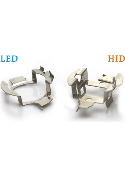 Hıd Türü Stili 2x H7 LED Araba Far Ampul Tabanı Tutucu Adaptör Soketi H7 Hıd Hıd Far Xenon Ampul Tutucu Tutucu Far Soketi Metal (Yurt Dışından)