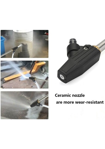 1-4 Hızlı Bağlantı Stili Karcher Için K5LAVORHUTERNILFISKPARKSIDE Kumlama Tabancası Kum Püskürtme Memesi Için Kum Püskürtme Profesyonel Yüksek Basınç (Yurt Dışından)