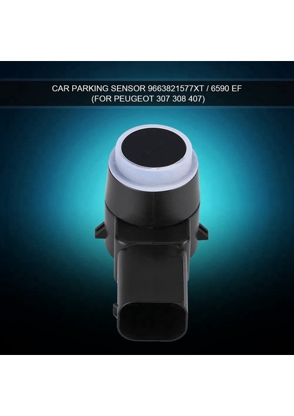 Siyah Peugeot Için Citroe x Ef Için Araba Arka Park Mesafe Kontrol Sensörü Pdc (Yurt Dışından)