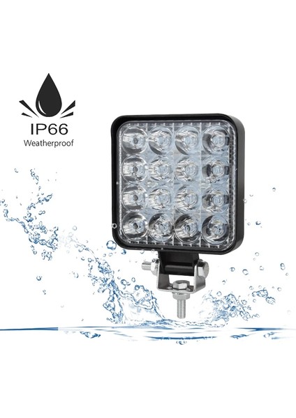 1 Adet Mini 48W Spot Stili Okeen Mw 48W LED Çalışma Işığı Barra LED 12V 24V Spot Offroad LED Işık Çubuğu Wrangler Modifiye Lamba Kamyon Araba Suv 4dw (Yurt Dışından) indirimleri