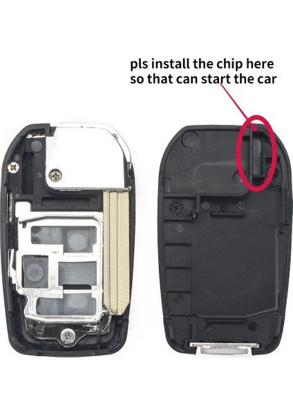 Altın Tarzı Keyyou Modifiye Flip Araba Anahtarı Kabuk Kılıf Toyota Camry Rav4 Corolla Prado Yarıs Yedek Düğmeler Kesilmemiş TOY43 Bıçak (Yurt Dışından)