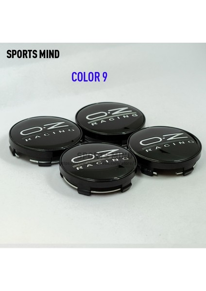 Renk 9 Stili 4pcslot 14 Renkler 60 mm Oz Araba Yarışı Tekerleği Merkezi Hub Caps Araba Amblem Rozeti Logo Tekerlek Merkez Kapağı Etiket Araba Styling Aksesuarları (Yurt Dışından)
