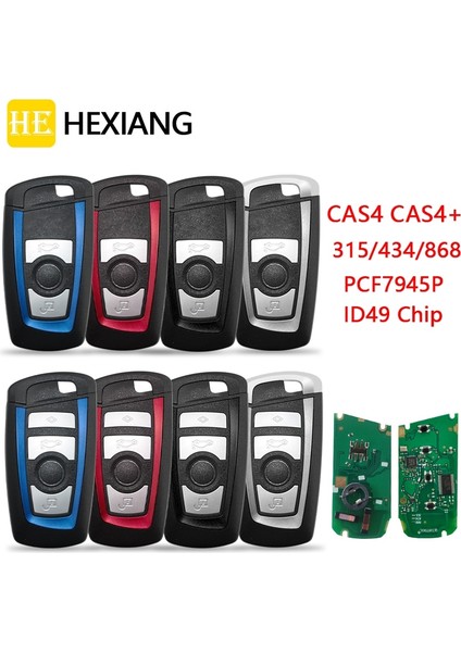 4r Stili 315 Mhz YGOHUF5662 He Xiang Araba Uzaktan Anahtarı Bmw F Serisi X5 X6 F20 F22 F30 Cas4 Cas4 + Fem Bdc Hz ID49 Pcfromixity Anahtarı (Yurt Dışından)