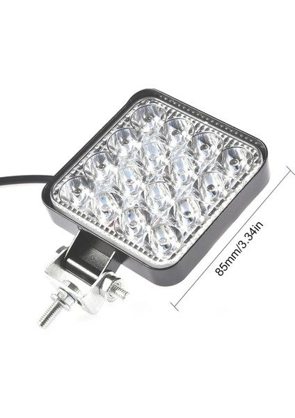 1 Adet D Tarzı 48W 6000K Sürüş Sis Lambaları Araba Çalışma Işıkları Carmotorcyclesuvtruckforkliftboat Için Süper Parlak LED Spot (Yurt Dışından) fiyatları