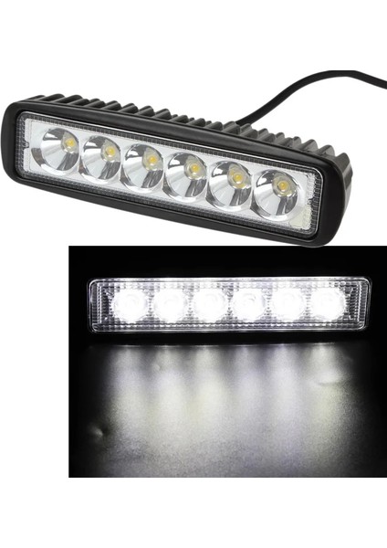 1 Adet Tarzı 6 LED 12W Araba Drl Çalışma Işıkları Spot Işığı Evrensel Offroad Otomobil Kamyon Sürüş Sis Spot Lambası Far Işık Çubuğu (Yurt Dışından) indirimleri