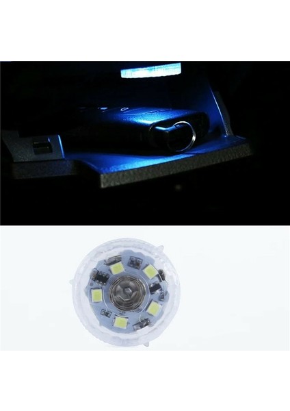 1 Adet Mor 1 Adet Tek Tuşla Taşınabilir Kendinden Yapışkanlı Ev Araba LED Dokunmatik Sensörlü Işık Yeni Mini Araba LED Dokunmatik Sensörlü Işık Küçük Taşınabilir Lamba (Yurt Dışından)