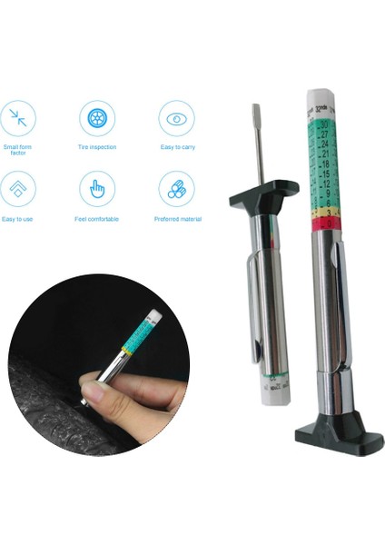 1 Adet Tarzı Araba Kamyon Lastiği Diş Ölçer Taşınabilir Lastik Derinlik Test Cihazı Kodlu Metrik Ölçer Ölçümü Evrensel Metrik Lastik Kalınlığı Algılama (Yurt Dışından) fiyatları