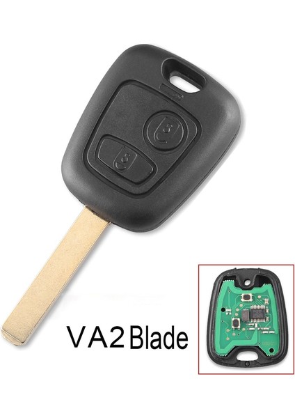 Va2 Bıçak Keyyou Araba Uzaktan Anahtarı 2 Buttomhz ID46 Citroeaxo Picasso Için Peugeot Partner Için (Yurt Dışından) modelleri