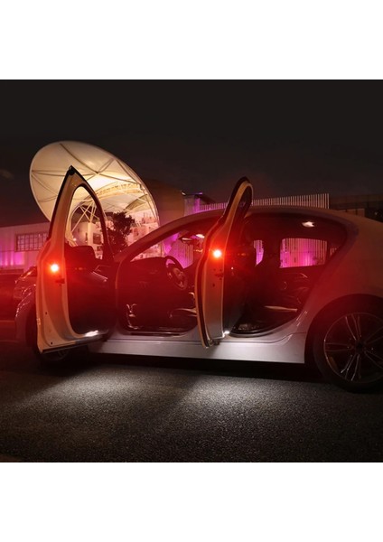 Mavi1 Parça Evrensel LED Araba Açılış Kapısı Güvenlik Uyarısı Çarpışma Önleyici Işıklar Manyetik Sensör Flaş Flaş Işığı Dönüş Sinyali Park Işığı (Yurt Dışından) modelleri