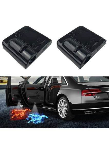 Toyota Için 1 Adet Kablosuz LED Araba Kapı Karşılama Lazer Projektör Logo Hayalet Gölge Gece Işıkları Bmw Için A-Udi Obd2 Araba Aksesuarları Kitleri (Yurt Dışından)