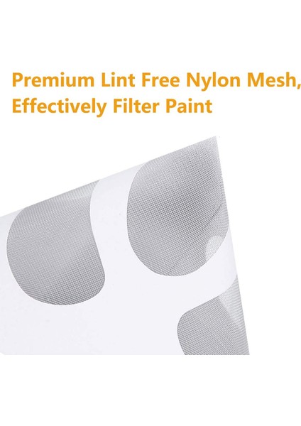 20 Adet Tarzı Boya Filtre Kağıdı Arındırıcı Süzme Kupası Huni Tek Kullanımlık 100 Mesh Boya Filte Mesh Konik Naylon Mikron Kağıt Adet (Yurt Dışından)