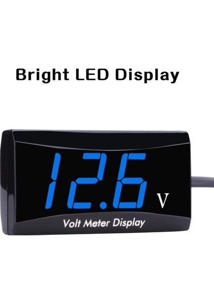 Mavi Işık Stili Mini LED Ekran Dijital Voltmetre Monitör Paneli Volt Voltaj Ölçer Test Cihazı Ters Bağlantı Koruması 12V Araba Motosikleti Için (Yurt Dışından) indirimleri