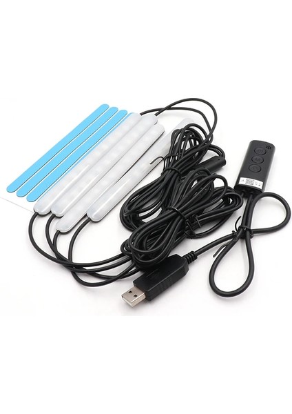 Çakmak 48 LED Uzaktan Uygulama Kontrollü Işık Şeridi Dıy Modu ve Müzik Senkronizasyonu, USB Araç Şarj Cihazı ile Dash Aydınlatma Altında DC12V Iç Işıklar (Yurt Dışından) modelleri