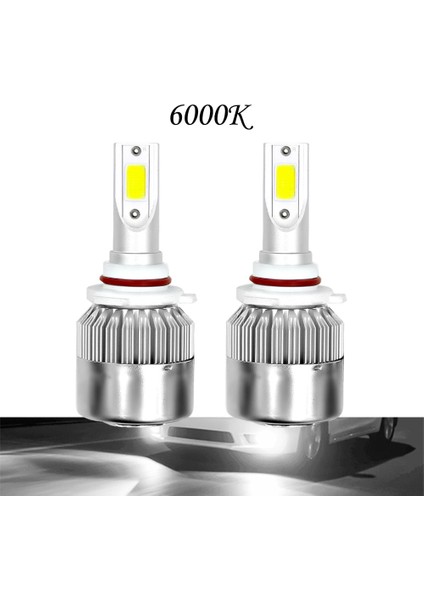 H7 Stili 6000K Crossfox Oto Ampuller Lamba LED H7 H4 H11 H1 H3 H Hb3 Hb4 H LED 6000K 8000K Araba Farları Işık (Yurt Dışından)