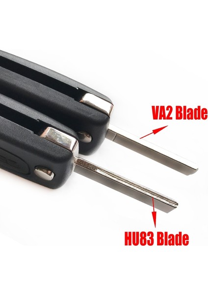 CE0536 Va2 Bıçak 3 Düğme Flip Katlanır Anahtar Kabuğu Peugeot Partneri Için VA2HU83 Blade Uzaktan Anahtar Kutu Fob CECE0523 (Yurt Dışından) modelleri