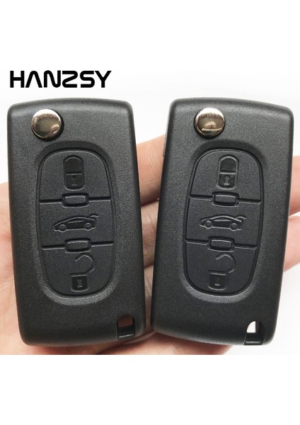 CE0536 Va2 Bıçak 3 Düğme Flip Katlanır Anahtar Kabuğu Peugeot Partneri Için VA2HU83 Blade Uzaktan Anahtar Kutu Fob CECE0523 (Yurt Dışından) indirimleri