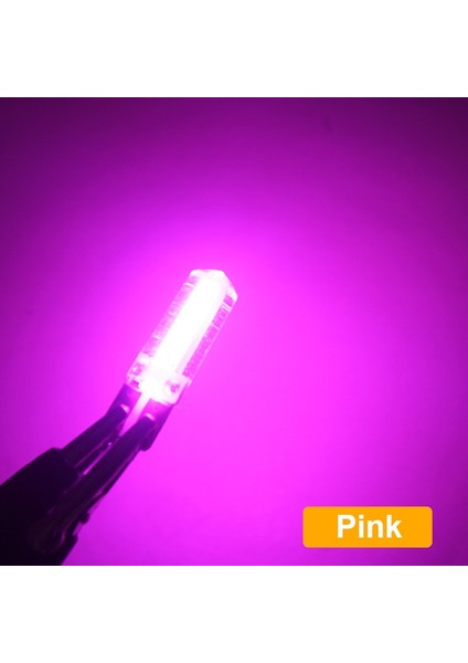 10 Parça Tarzı Pembe T10 W5W LED Araba Iç Işık Cob Marker Lambası 12V Ampul Kama Park Kubbe Işık Beyaz Oto Araba Oto Için (Yurt Dışından)