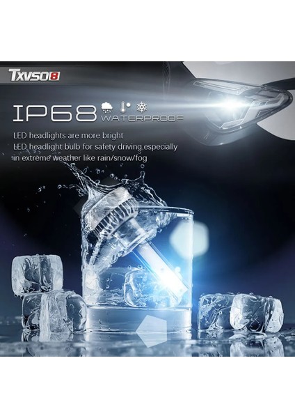 20000LM Tarzı 6000K Beyaz Txvso H1 LED Canbus 12V 110W Araba Far Ampülleri LED Aksesuar Derecesi 6000K Lm Evrensel Oto Farlar Işıkları (Yurt Dışından) fırsatları