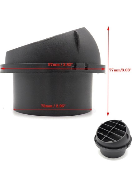 42 mm Düz Stil Hava Firar Kanalı T L Y Parça Dirsek Boru Çıkışı Egzoz Konnektörü Marangoz Webasto Eberspaecher Dizel Park Isıtıcısı Aksesuar (Yurt Dışından)