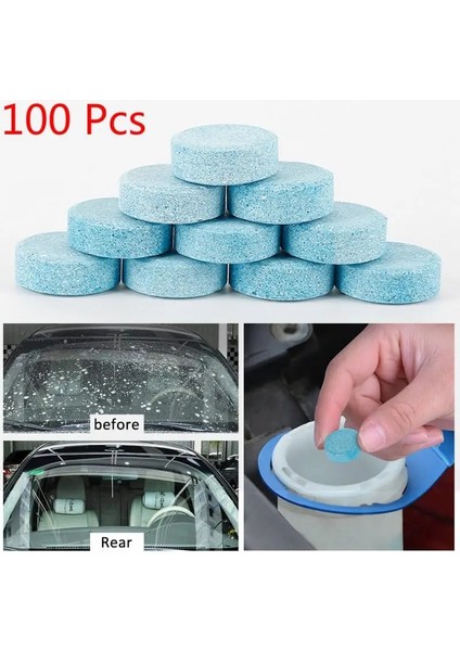 Altın Tarzı Adet Yoğunlaştırılmış Efervesan Tablet Silecek Araba Ön Cam Camı Katı Silecek Süper Konvansiyonel Araba Temizleme Tableti Tslm1 (Yurt Dışından)