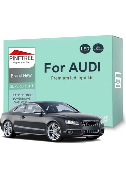A6 S6 Rs6 C5-14PCS Stili Buz Mavisi LED Iç Işık Kiti Audi A3 8l 8V 8p A4 B5 B6 B7 B8 A5 A A7 A8 D2 D3 Q5 Q7 Dome Harita Işığı Canbus Hata Yok (Yurt Dışından) indirimleri