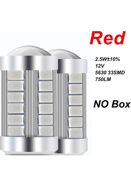T20 7443 W21-5W Stili Kırmızı 2x BAY15D P LED Baw PY21W Bauar Kuyruk Ampul Fren Lambaları Otomatik Ters Lamba Sinyal Işığı (Yurt Dışından)