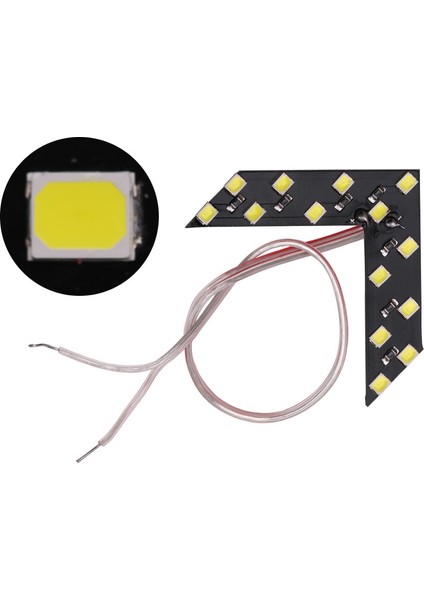2 Adet Tarzı Yeşil 2 Parça Gizli LED Direksiyon Işığı Dikiz Mif Otomobil Için 14SMD LED Ok Göstergesi Dönüş Sinyali 12 V Evrensel Tip (Yurt Dışından)