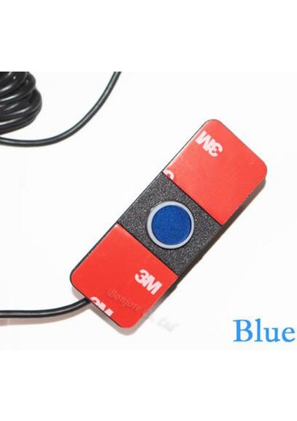 Mavi Oowlıvee Parktronic Orijinal Düz Otopark Sensörü 4 Araba Sensörleri Geri Alarm Buzzer 12V Video Sistemi Siyah Beyaz Kırmızı (Yurt Dışından)