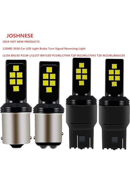 BAU15S Sarı Işık W Ba BAY15D Tw Bau Oto Araba Fren Ampul LED Araba Yedek Ampuller (Yurt Dışından) modelleri