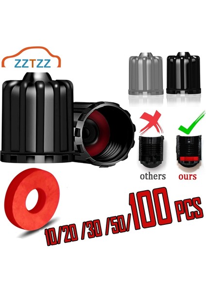 Stil 1- 20 Adet-Gri Tarzı Adet Tpms Lastik Valf Kapakları Kauçuk Contalı Plastik Tekerlek Kapakları Tpms Nipel Kapakları Araba Lastiği Aksesuarları Için Kapaklar (Yurt Dışından) fiyatları