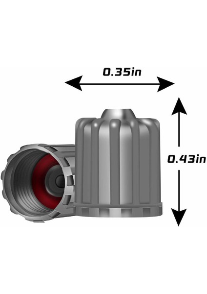 Stil 1- 20 Adet-Gri Tarzı Adet Tpms Lastik Valf Kapakları Kauçuk Contalı Plastik Tekerlek Kapakları Tpms Nipel Kapakları Araba Lastiği Aksesuarları Için Kapaklar (Yurt Dışından) indirimleri