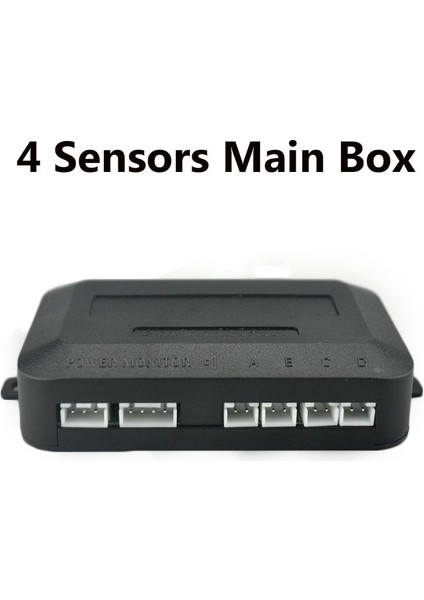 Sadece Ana Kutu Polarlander 12V Araba Park Sensörü Kiti 4 Sensörler Için Ana Kutu Ters Yedekleme Radar Sistemi Çoğu Araba Için Kontrol Kutusu Buzzer (Yurt Dışından)