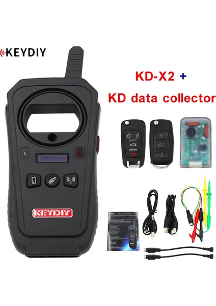 Kd Data Toplayıcı Stili Keydıy Kd-X2 Remote Maker Unlocker ve 96BIT 48 Transponder Copy Token + Kd Data Collector ile Jeneratör-Transponder Klonu (Yurt Dışından)