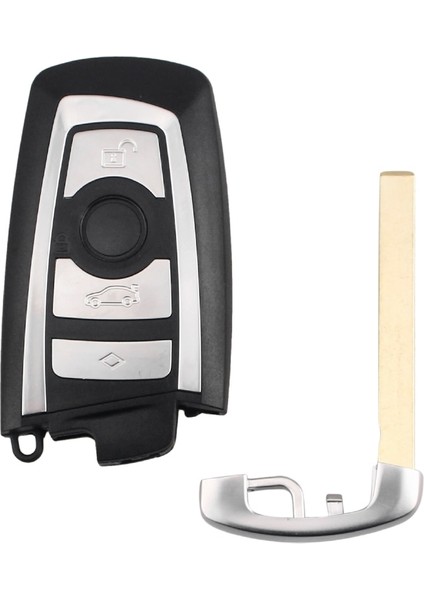 4 Düğme Gümüş Tarzı Keyyou Anahtar Kutu Kapağı Değiştirme Bmw Cas4 F Serisi E90 E92 E93 X5 F10 F20 F30 F Düğme Kabuk (Yurt Dışından)