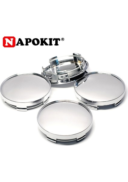 mm (54MM) Fit Rozeti Krom Araba Jantları Merkezi Jant Kapağı Kapakları Araba Styling (Yurt Dışından)
