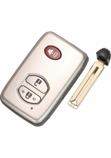 2btn Plus1 Gümüş Stili Jingyuqin Akıllı Uzaktan Anahtar Kutu Düğmeleri Fob Kabuk Toyota Aurion Avalon Landcruiser Camry Highlander Rav4 (Yurt Dışından)