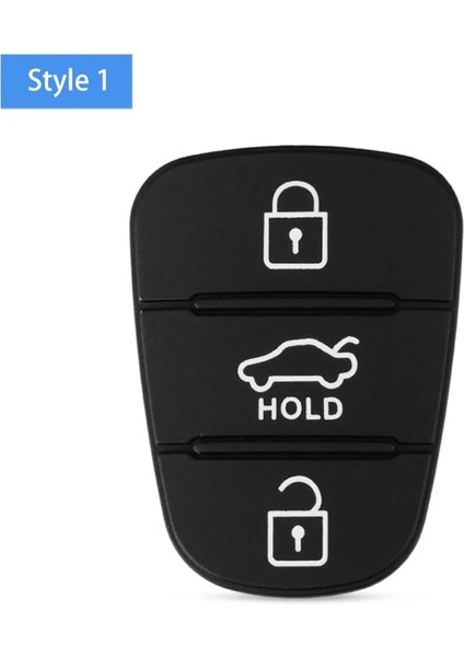 Stil 8 Stil 3 Düğmeler Uzaktan Araba Anahtarı Kabuk Fob Lastik Pedi Hyundai Solaris Accent Tucson L10 L20 L30 IX35 Kia K2 K5 Rio Ceed Anahtar Kutu (Yurt Dışından) modelleri