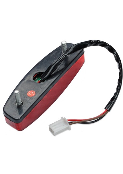 LED 3 Telli 12V Fren Stop Lambası Lisans Arka Lambası Kırmızı Atv Off Road Motosiklet Sinyal Lambası Aksesuarları Araba Işıkları (Yurt Dışından) fiyatları
