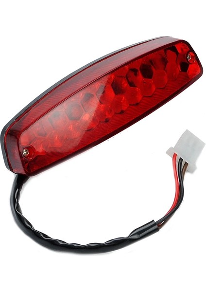 LED 3 Telli 12V Fren Stop Lambası Lisans Arka Lambası Kırmızı Atv Off Road Motosiklet Sinyal Lambası Aksesuarları Araba Işıkları (Yurt Dışından) modelleri